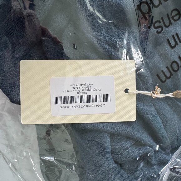 NWT Joyfolie Girls' Briley Dress in Navy Size 12 or 14 - Picture 6 of 6